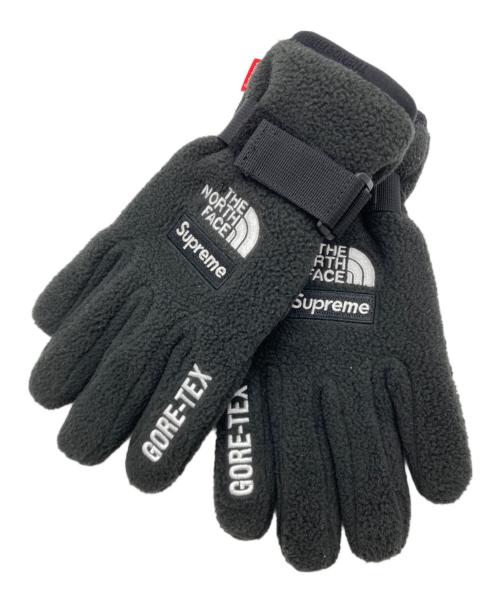 SUPREME（シュプリーム）Supreme (シュプリーム) THE NORTH FACE (ザ ノース フェイス) 手袋 ブラックの古着・服飾アイテム