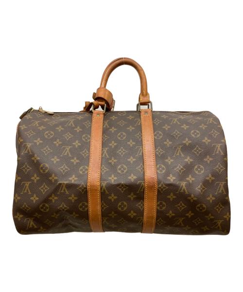 LOUIS VUITTON（ルイ ヴィトン）LOUIS VUITTON (ルイ ヴィトン) トラベルバッグ　モノグラム　キーポル45 ブラウンの古着・服飾アイテム