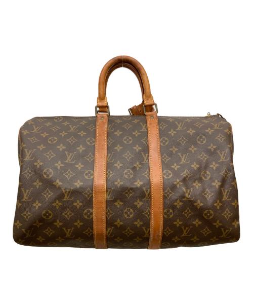 LOUIS VUITTON（ルイ ヴィトン）LOUIS VUITTON (ルイ ヴィトン) トラベルバッグ　モノグラム　キーポル45 ブラウンの古着・服飾アイテム