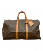 LOUIS VUITTONルイ ヴィトン）の古着「トラベルバッグ　モノグラム　キーポル55」｜ブラウン