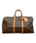 LOUIS VUITTON（ルイ ヴィトン）の古着「トラベルバッグ　モノグラム　キーポル55」｜ブラウン