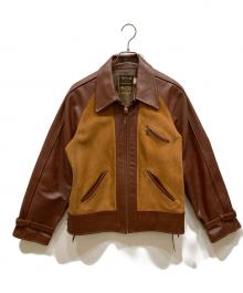 STYLE EYES（スタイルアイズ）の古着「レザージャケット」｜ブラウン