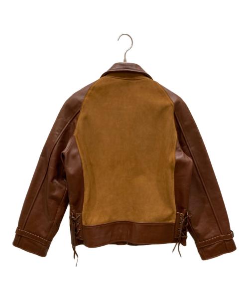 STYLE EYES（スタイルアイズ）STYLE EYES (スタイルアイズ) レザージャケット ブラウン サイズ:36の古着・服飾アイテム