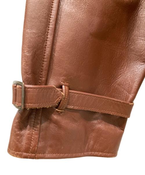 STYLE EYES（スタイルアイズ）STYLE EYES (スタイルアイズ) レザージャケット ブラウン サイズ:36の古着・服飾アイテム