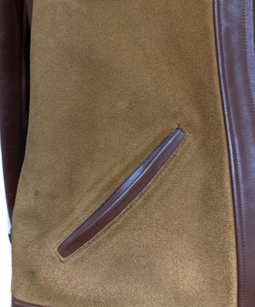 STYLE EYES（スタイルアイズ）STYLE EYES (スタイルアイズ) レザージャケット ブラウン サイズ:36の古着・服飾アイテム