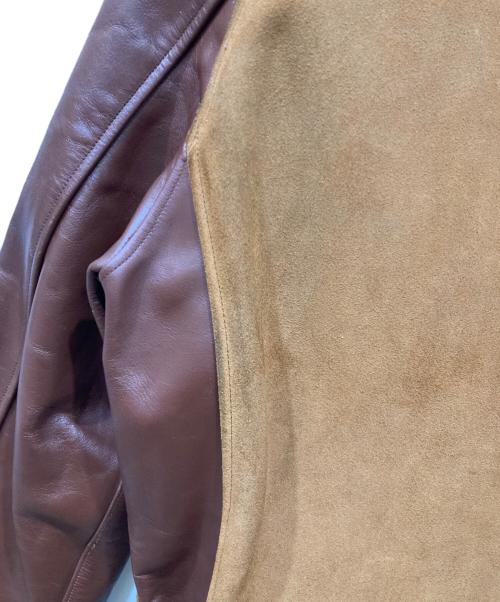 STYLE EYES（スタイルアイズ）STYLE EYES (スタイルアイズ) レザージャケット ブラウン サイズ:36の古着・服飾アイテム