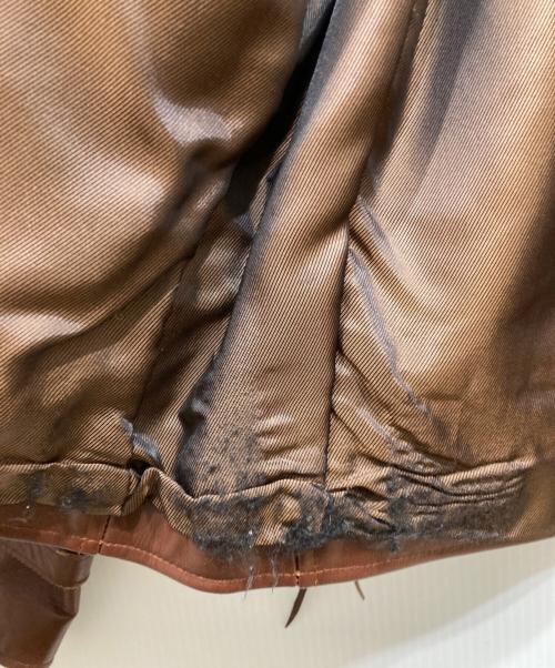 STYLE EYES（スタイルアイズ）STYLE EYES (スタイルアイズ) レザージャケット ブラウン サイズ:36の古着・服飾アイテム