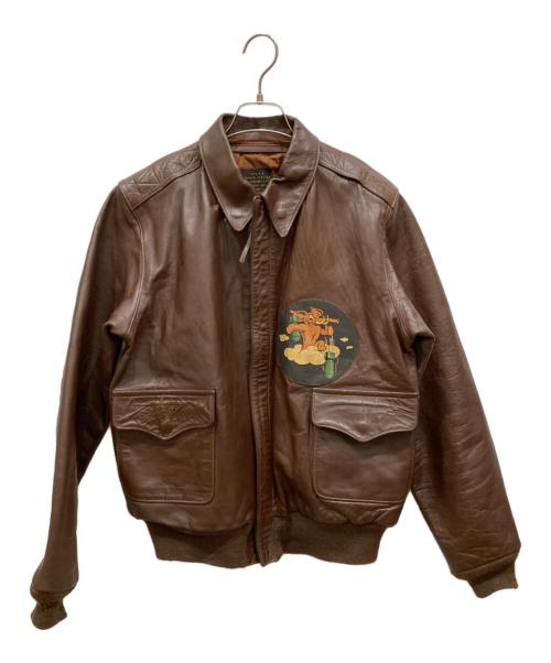 J.A.DUBOW（デュボウ）J.A.DUBOW (デュボウ) A-2ジャケット ブラウン サイズ:40の古着・服飾アイテム