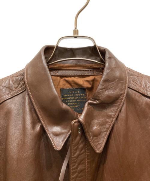 J.A.DUBOW（デュボウ）J.A.DUBOW (デュボウ) A-2ジャケット ブラウン サイズ:40の古着・服飾アイテム