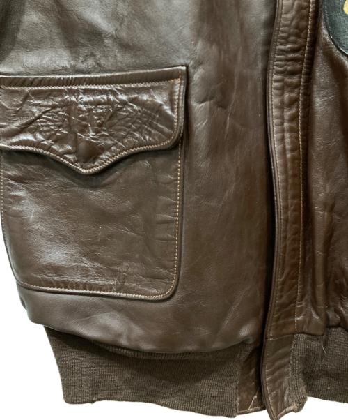 J.A.DUBOW（デュボウ）J.A.DUBOW (デュボウ) A-2ジャケット ブラウン サイズ:40の古着・服飾アイテム