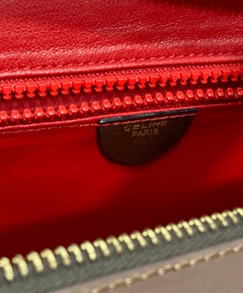 CELINE（セリーヌ）CELINE (セリーヌ) レザートートバッグ ブラウンの古着・服飾アイテム