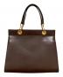 CELINE（セリーヌ）の古着「レザートートバッグ」｜ブラウン