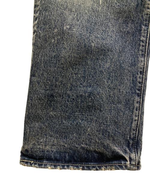 SUGAR CANE（シュガーケーン）SUGAR CANE (シュガーケーン) クラッシュ加工デニムパンツ インディゴ サイズ: 91cm (W36)の古着・服飾アイテム