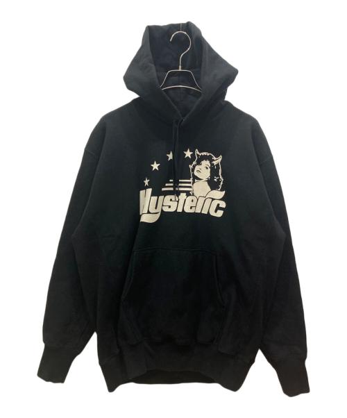 Hysteric Glamour（ヒステリックグラマー）Hysteric Glamour (ヒステリックグラマー) EVIL’S DAYDREAM パーカー ブラック サイズ:XLの古着・服飾アイテム