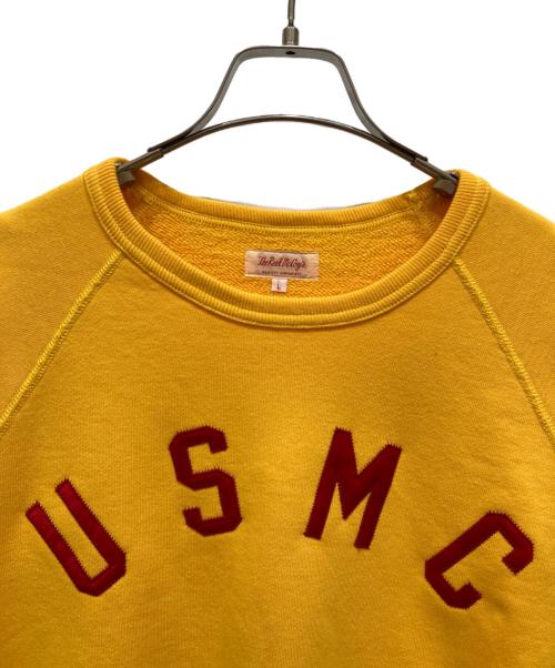 THE REAL McCOY'S（ザ・リアルマッコイズ）THE REAL McCOY'S (ザ・リアルマッコイズ) MILITARY S/S SWEATSHIRT イエロー サイズ:SIZE Lの古着・服飾アイテム