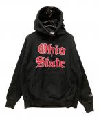 Champion REVERSE WEAVEチャンピオン リバース ウィーブ）の古着「プルオーバーパーカー」｜ブラック