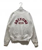 Championチャンピオン）の古着「クルーネックスウェット」｜アイボリー