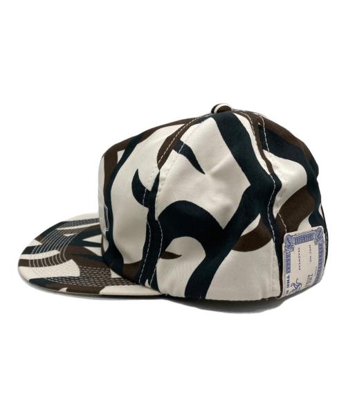 THE H.W.DOG&CO.（エイチダブリュードッグアンドコー）THE H.W.DOG&CO. (エイチダブリュードッグアンドコー) MILITARY TRUCKER CAP ブラウン×ブラック サイズ:FREEの古着・服飾アイテム