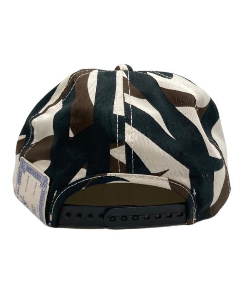 THE H.W.DOG&CO.（エイチダブリュードッグアンドコー）THE H.W.DOG&CO. (エイチダブリュードッグアンドコー) MILITARY TRUCKER CAP ブラウン×ブラック サイズ:FREEの古着・服飾アイテム