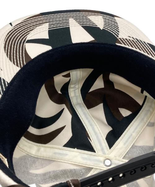 THE H.W.DOG&CO.（エイチダブリュードッグアンドコー）THE H.W.DOG&CO. (エイチダブリュードッグアンドコー) MILITARY TRUCKER CAP ブラウン×ブラック サイズ:FREEの古着・服飾アイテム