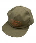 THE H.W.DOG&CO.エイチダブリュードッグアンドコー）の古着「TRUCKER CAP」｜カーキ