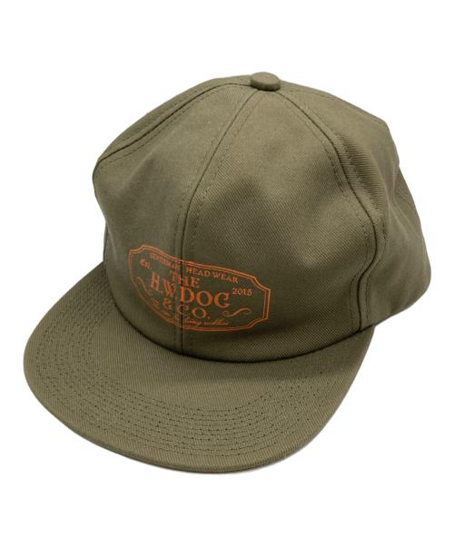 THE H.W.DOG&CO.（エイチダブリュードッグアンドコー）THE H.W.DOG&CO. (エイチダブリュードッグアンドコー) TRUCKER CAP カーキ サイズ:FREEの古着・服飾アイテム