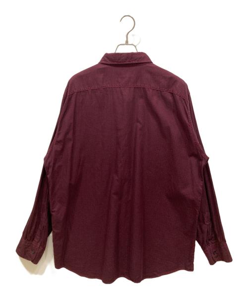 POLO RALPH LAUREN（ポロ・ラルフローレン）POLO RALPH LAUREN (ポロ・ラルフローレン) チェックワークシャツ ボルドー サイズ:SIZE Lの古着・服飾アイテム