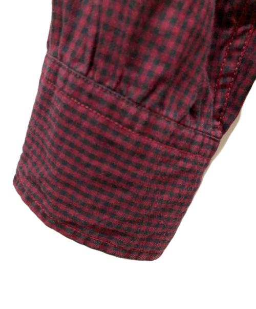 POLO RALPH LAUREN（ポロ・ラルフローレン）POLO RALPH LAUREN (ポロ・ラルフローレン) チェックワークシャツ ボルドー サイズ:SIZE Lの古着・服飾アイテム