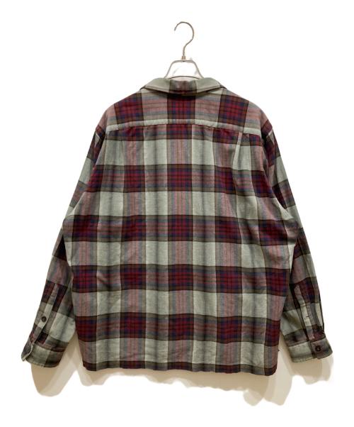 POLO RALPH LAUREN（ポロ・ラルフローレン）POLO RALPH LAUREN (ポロ・ラルフローレン) オンブレチェックシャツ グレー×レッド サイズ:XLの古着・服飾アイテム