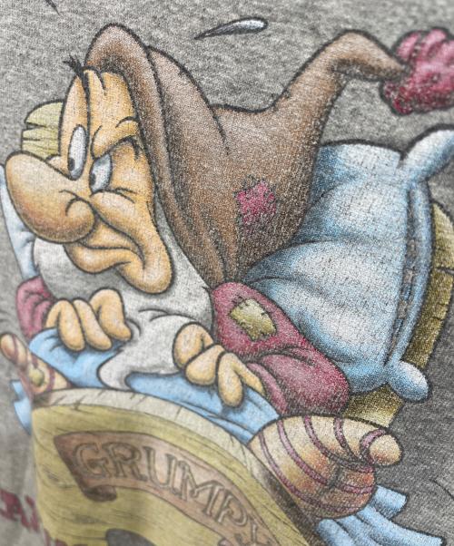 Disney STORE（ディズニーストア）Disney STORE (ディズニーストア) GRUMPY プリントTシャツ グレー サイズ:不明の古着・服飾アイテム