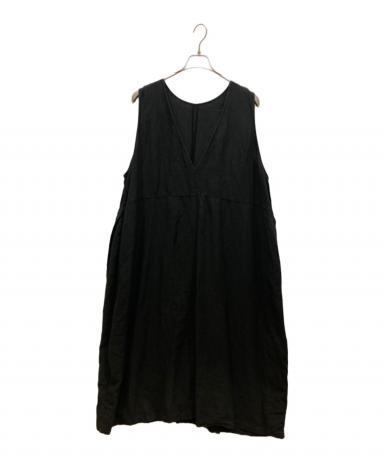 中古・古着通販】nest Robe (ネストローブ) ブラックリネンバックV