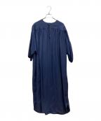 s'yteサイト）の古着「リネンブラウスワンピース」｜ネイビー