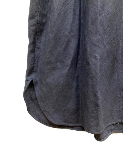 s'yte（サイト）s'yte (サイト) リネンブラウスワンピース ネイビー サイズ:2の古着・服飾アイテム