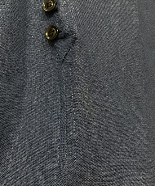 s'yte（サイト）s'yte (サイト) リネンブラウスワンピース ネイビー サイズ:2の古着・服飾アイテム