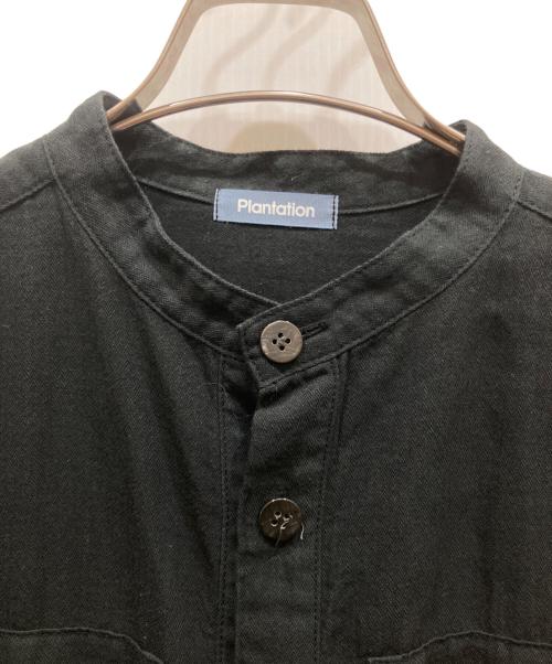 plantation（プランテーション）Plantation (プランテーション) PAPERヘリンボーン ブラック サイズ:Ⅿの古着・服飾アイテム