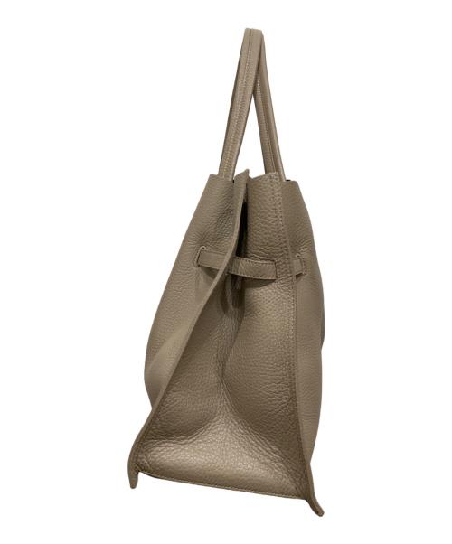 VIOLAd'ORO（ヴィオラドーロ）VIOLAd'ORO (ヴィオラドーロ) イタリアンWフェイスレザートートバッグ ベージュの古着・服飾アイテム