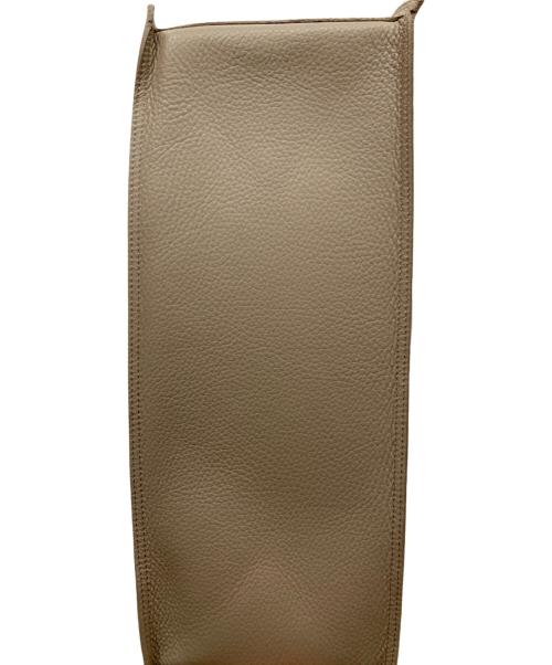 VIOLAd'ORO（ヴィオラドーロ）VIOLAd'ORO (ヴィオラドーロ) イタリアンWフェイスレザートートバッグ ベージュの古着・服飾アイテム