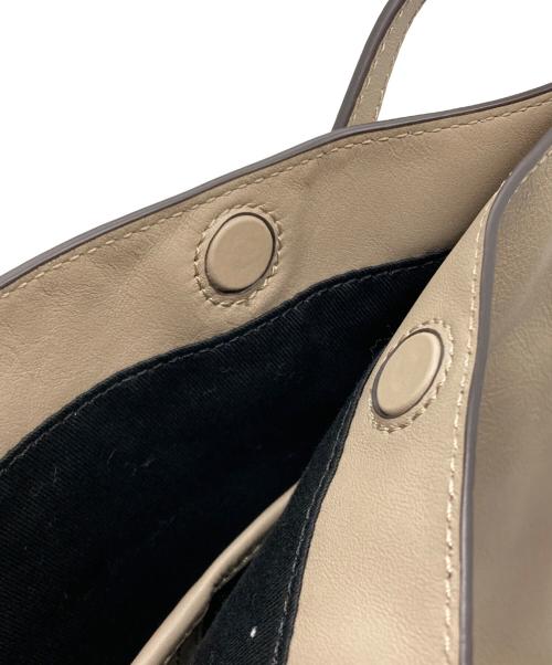 ORSETTO（オルセット）ORSETTO (オルセット) ライトレザートート ベージュの古着・服飾アイテム