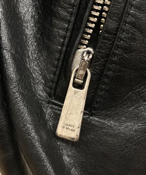 MARCELO BURLON（マルセロバーロン）MARCELO BURLON (マルセロバーロン) ダブルライダースジャケット ブラック サイズ:Sの古着・服飾アイテム