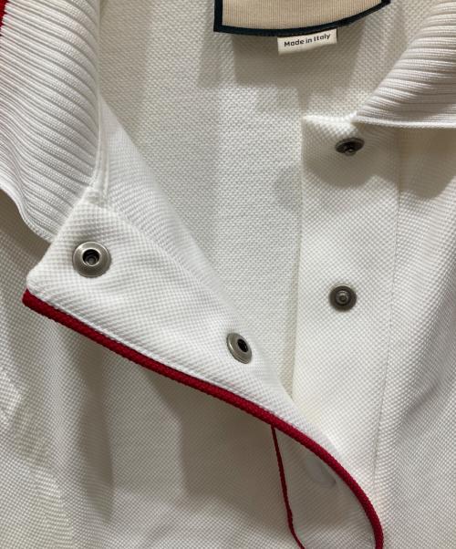 GUCCI（グッチ）GUCCI (グッチ) ウェブストライプポロドレス アイボリー サイズ:Ⅿの古着・服飾アイテム