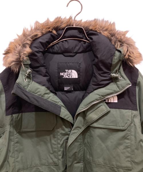 THE NORTH FACE（ザ ノース フェイス）THE NORTH FACE (ザ ノース フェイス) マクマードボンバージャケット　MCMURDO BOMBER カーキ×ブラック サイズ:SIZE Lの古着・服飾アイテム