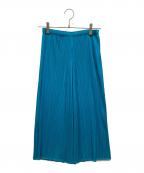 PLEATS PLEASEプリーツプリーズ）の古着「プリーツスカート」｜スカイブルー