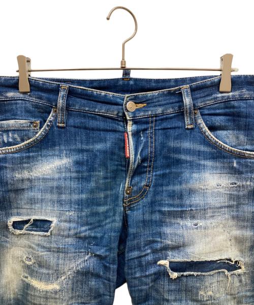 DSQUARED2（ディースクエアード）DSQUARED2 (ディースクエアード) デニムパンツ インディゴ サイズ:46の古着・服飾アイテム
