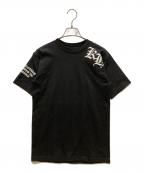 CHROME HEARTSクロムハーツ）の古着「CH T-SHRT HMR 21st Century BOOTLEG PLANE」｜ブラック