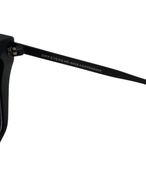 DIFF（ディフ）DIFF (ディフ) サングラス ブラック サイズ:56□16-145の古着・服飾アイテム