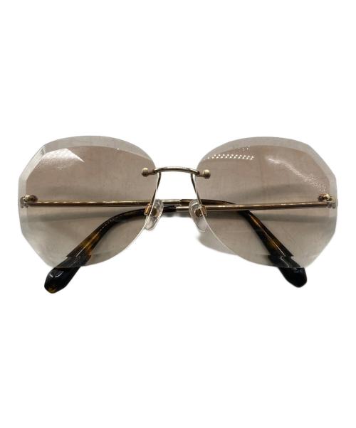 CHANEL（シャネル）CHANEL (シャネル) サングラス ゴールド サイズ:62□15 135の古着・服飾アイテム