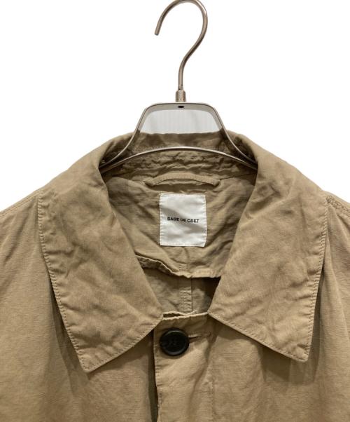 sage de cret（サージュデクレ）sage de cret (サージュデクレ) ステンカラーコート ベージュ サイズ:Ⅿの古着・服飾アイテム