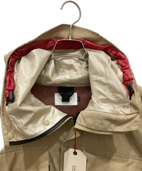 CAL O LINE（キャルオーライン）CAL O LINE (キャルオーライン) 別注限定 撥水フィッシングナイロンジャケット ベージュ サイズ:Ⅿの古着・服飾アイテム