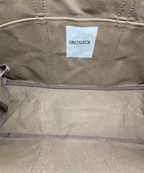 untrack（アントラック）untrack (アントラック) トートバッグ ブラウンの古着・服飾アイテム