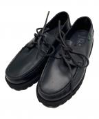 PARABOOT×ARPENTEURパラブーツ×アルペントール）の古着「別注デッキシューズ」｜ブラック